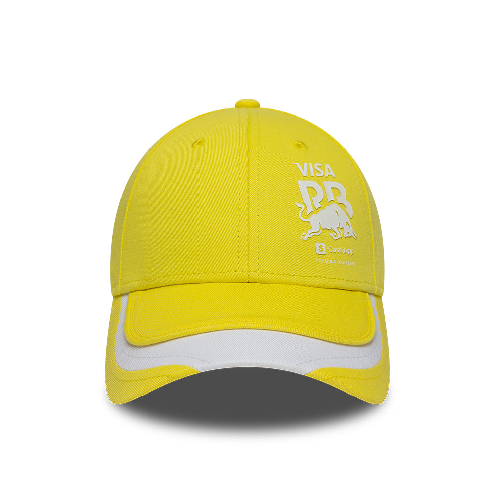 Visa Cash App RB F1 Miami Colour Block 9Forty Cap Adults - Pastel Yellow
