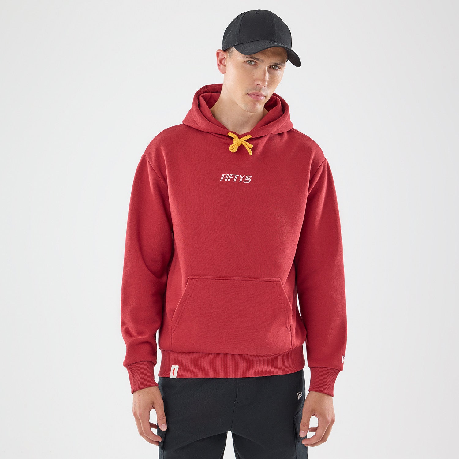 Team Fifty5 Madrid Oversized Hoodie Adults - Red