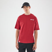 Team Fifty5 Madrid Oversized Tee Adults - Red