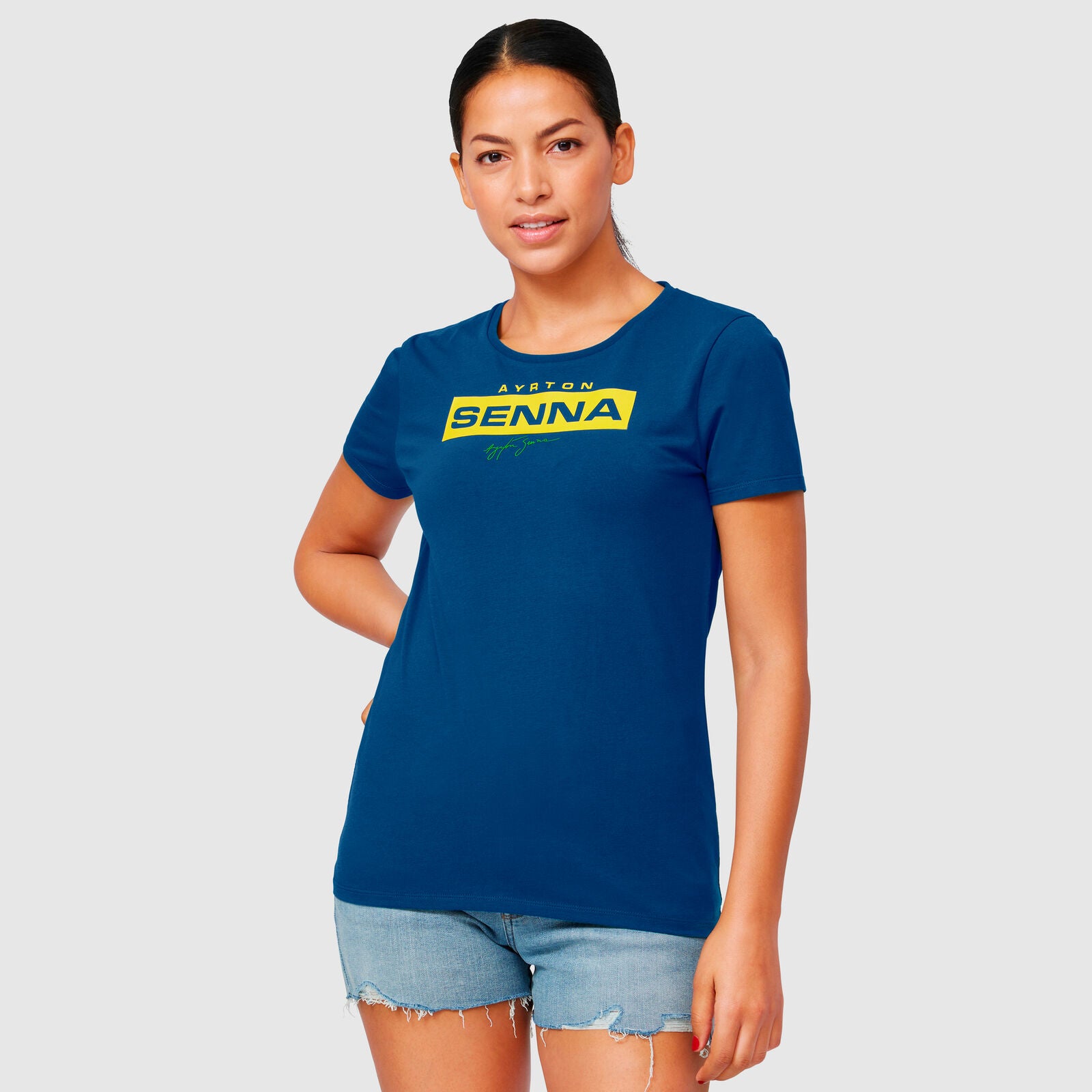 Ayrton Senna Womens Logo Tee
