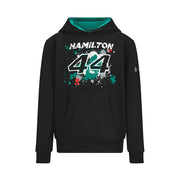 Mercedes AMG Petronas Kids Lewis 44 Hooded Sweat