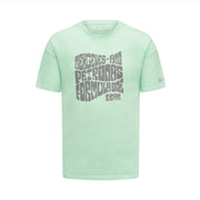 Mercedes AMG Petronas F1 Retro Tee Mens - Mint