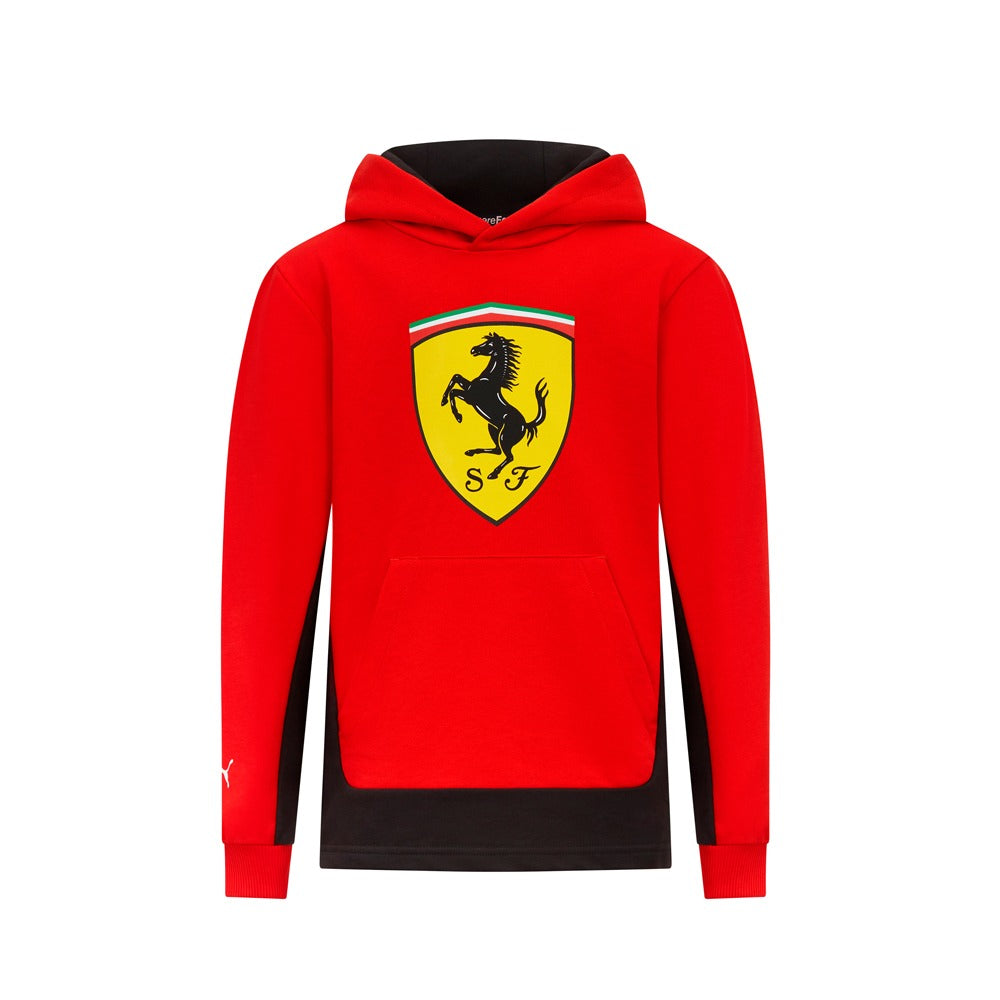 Scuderia Ferrari Big Shield Hoody Kids - Red