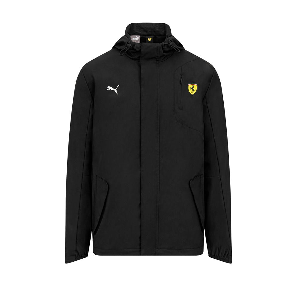 Scuderia Ferrari Rain Jacket Mens - Black