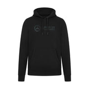 Mercedes AMG Petronas F1 Stealth Logo Hoodie Mens - Black