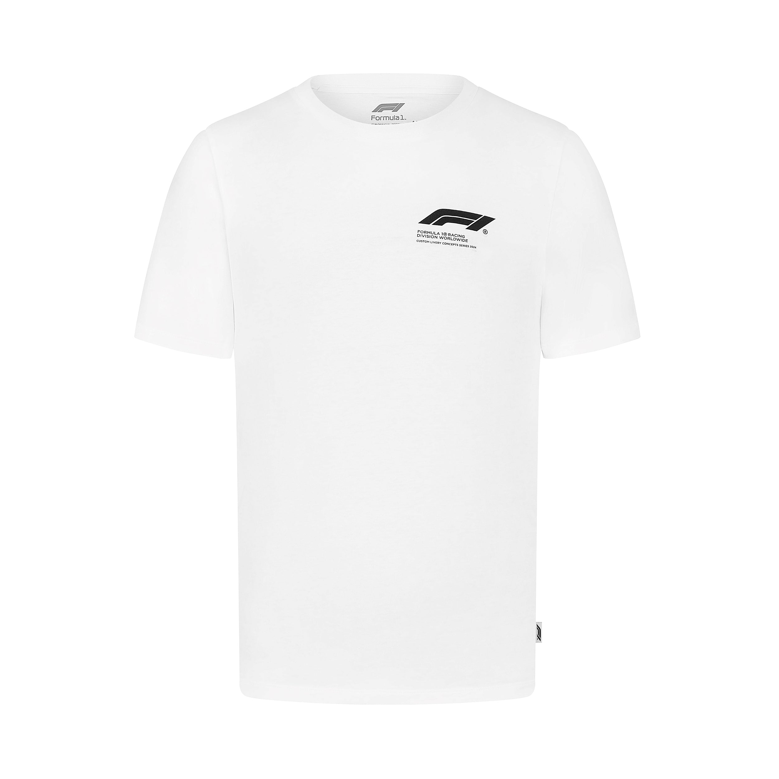 F1 Car Graphic Tee Mens - White