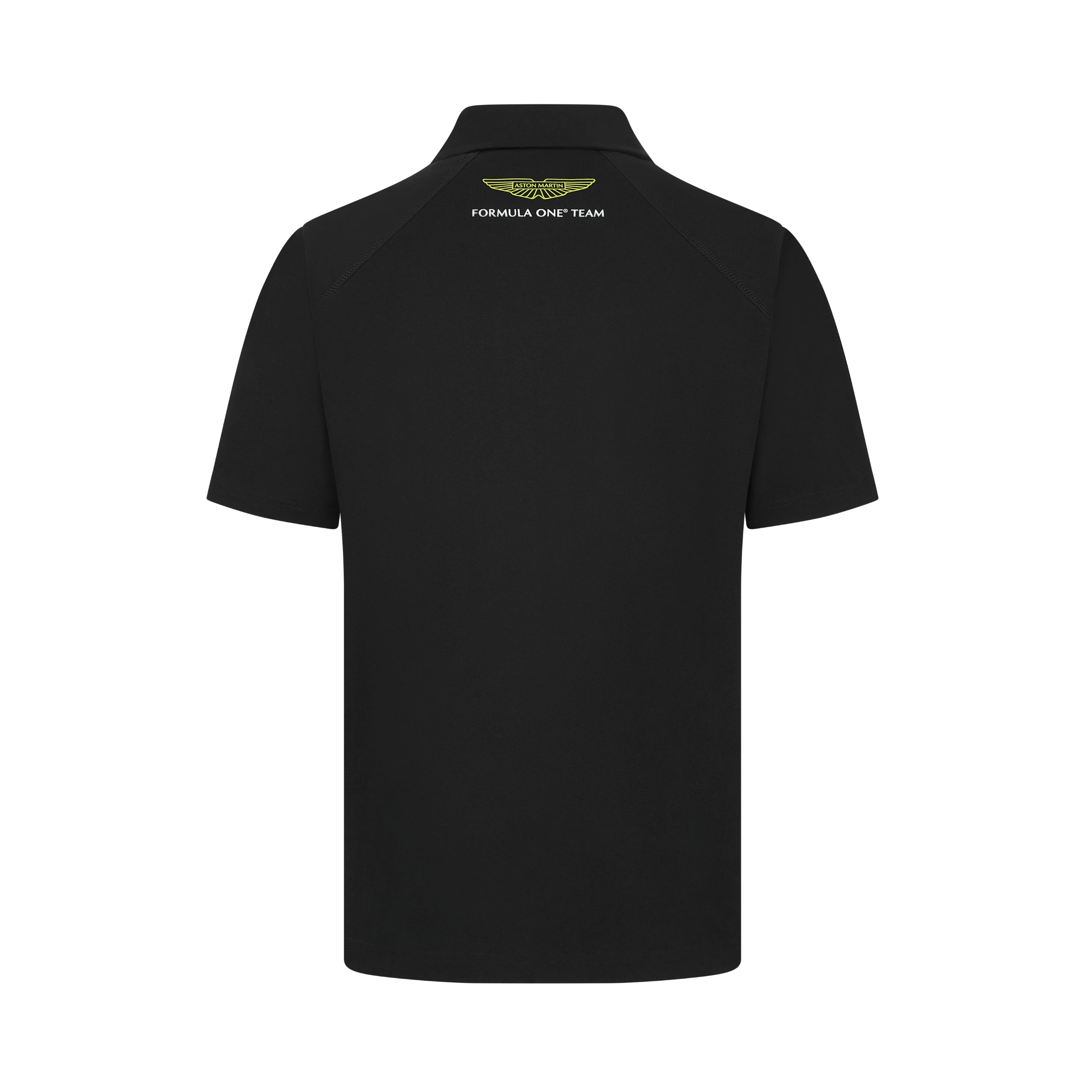 Aston Martin F1 Logo Polo Mens - Black