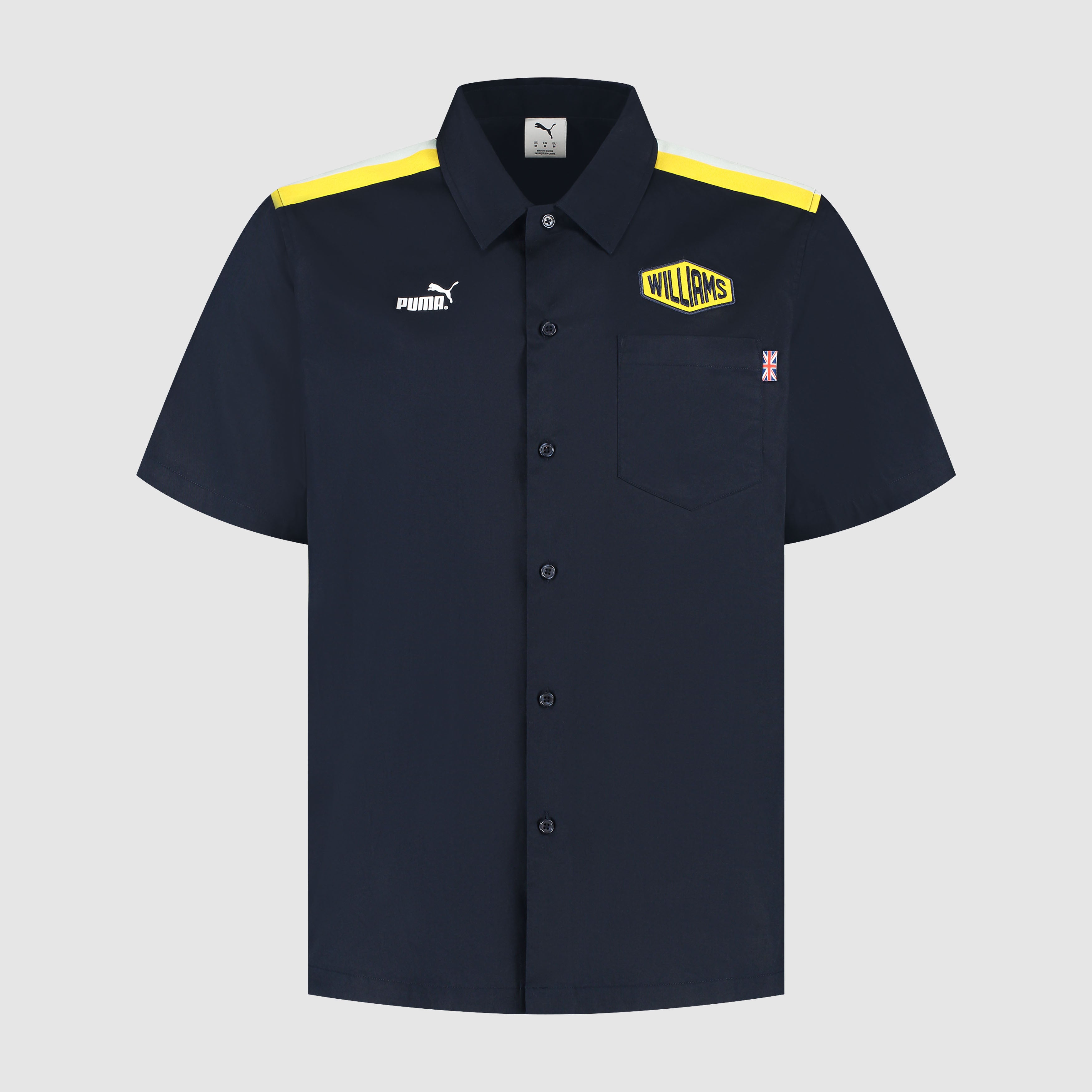 Williams Racing F1 Patches Special Edition Mechanic Shirt Mens - Night Sky