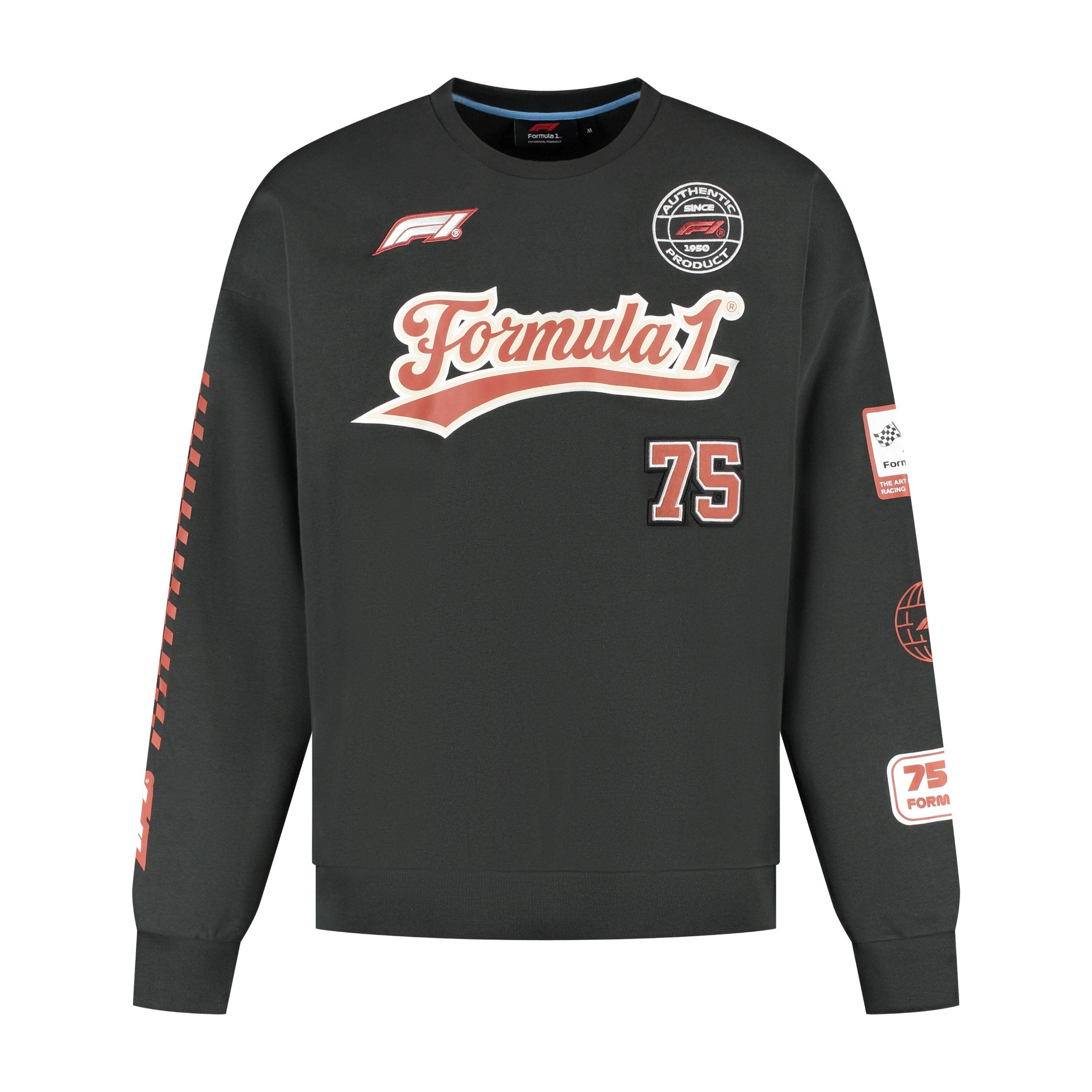 F1 Heritage Graphic Crew Sweat Mens - Black