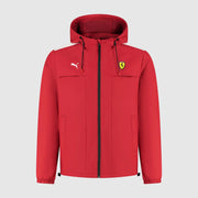 Scuderia Ferrari F1 Rain Jacket Mens - Dark Cherry