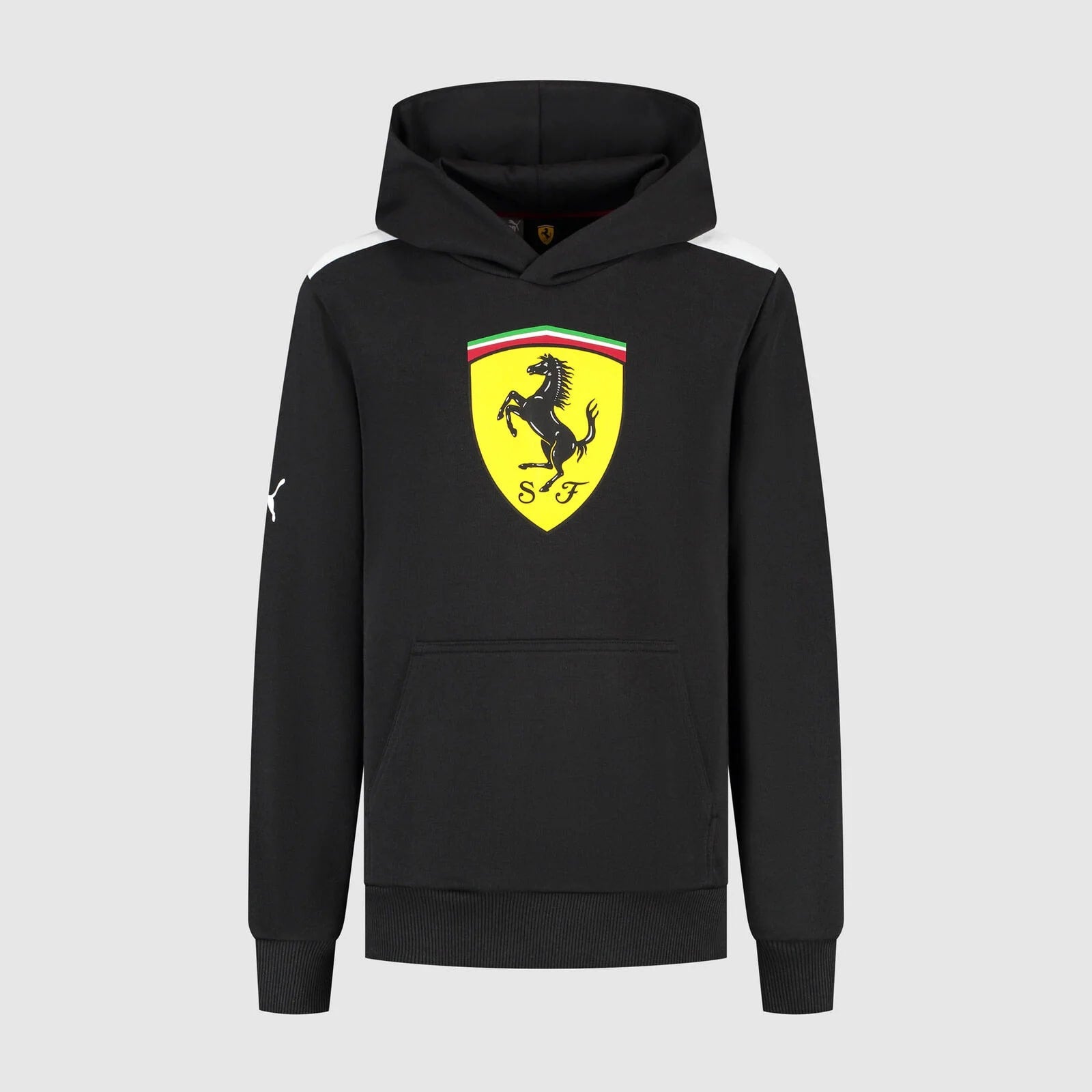 Scuderia Ferrari F1 Large Shield Hoodie Kids - Black