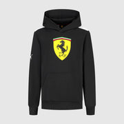 Scuderia Ferrari F1 Large Shield Hoodie Kids - Black