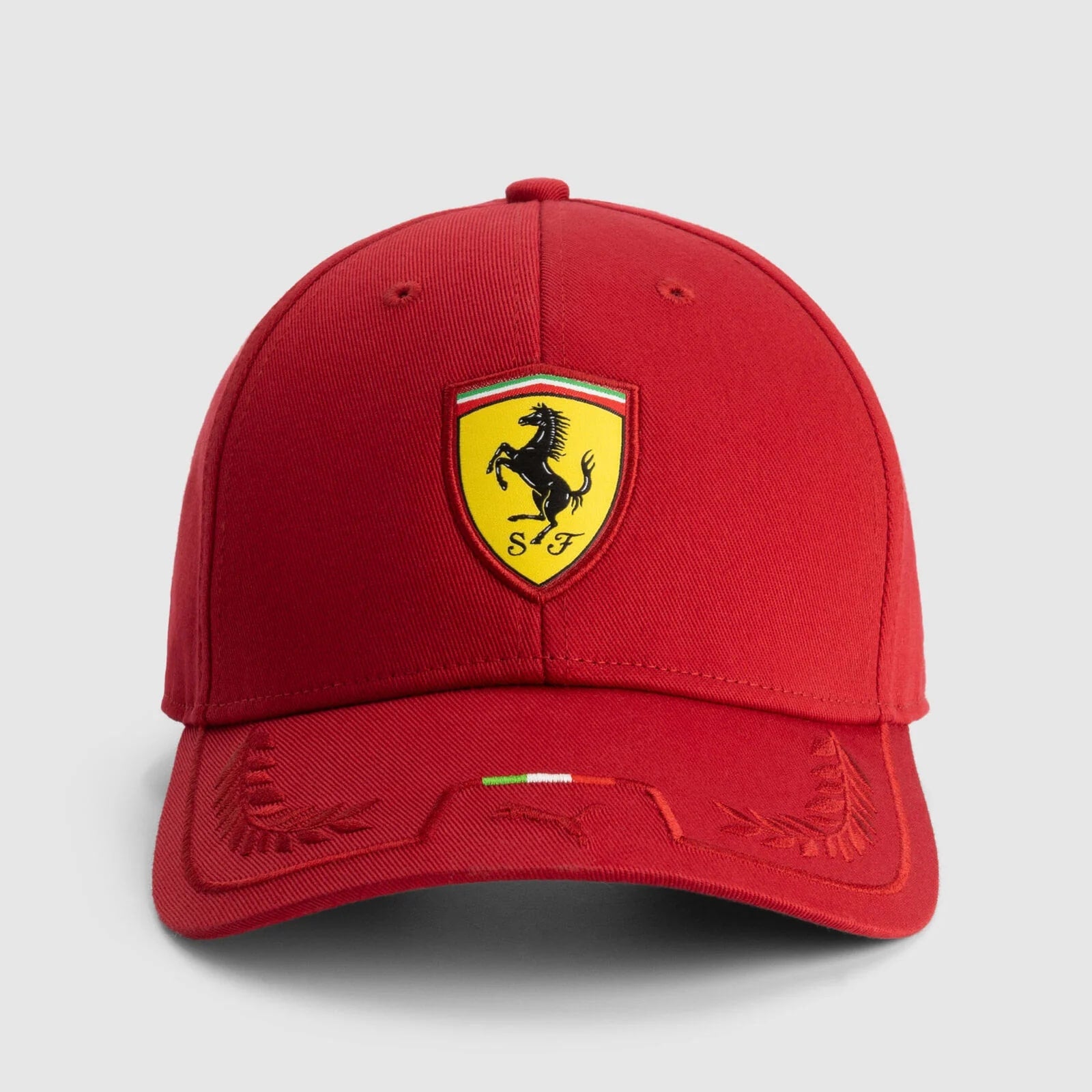 Scuderia Ferrari F1 Italian Cap Adults - Dark Cherry