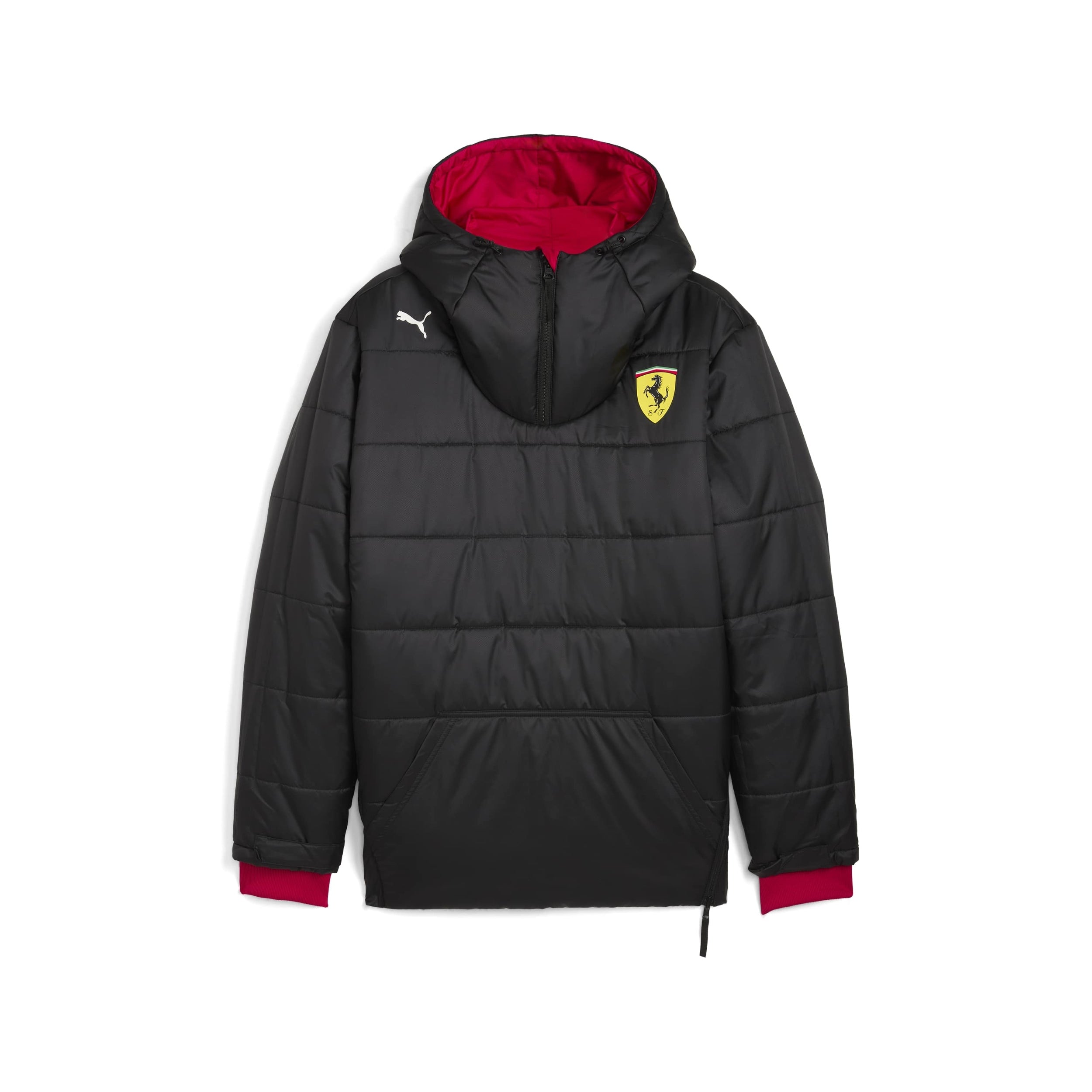 Scuderia Ferrari F1 Team 2025 Reversible Jacket Mens - Dark Cherry