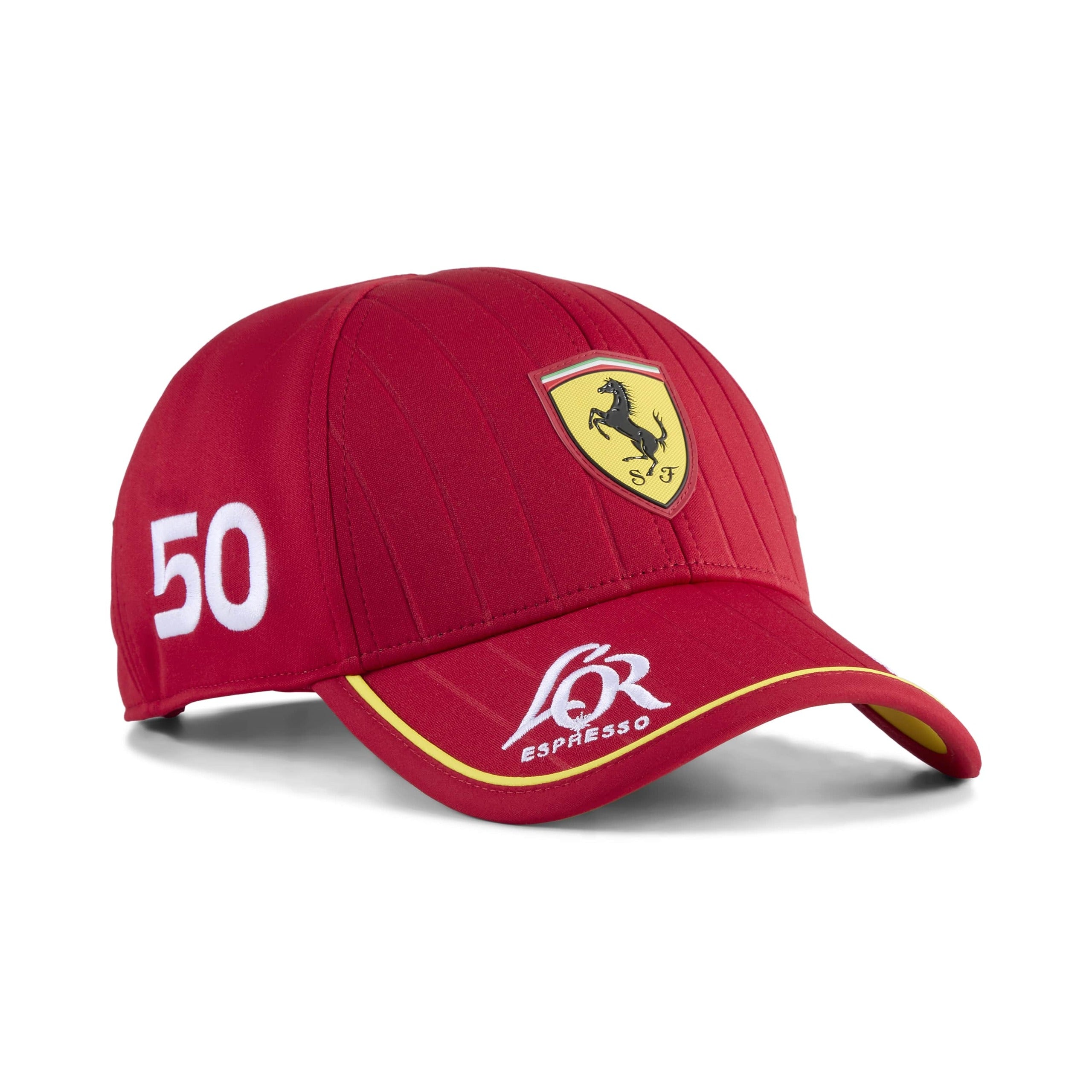 Scuderia Ferrari F1 Team 2025 Baseball Cap Le Man 24 Hour Adults - Dark Cherry