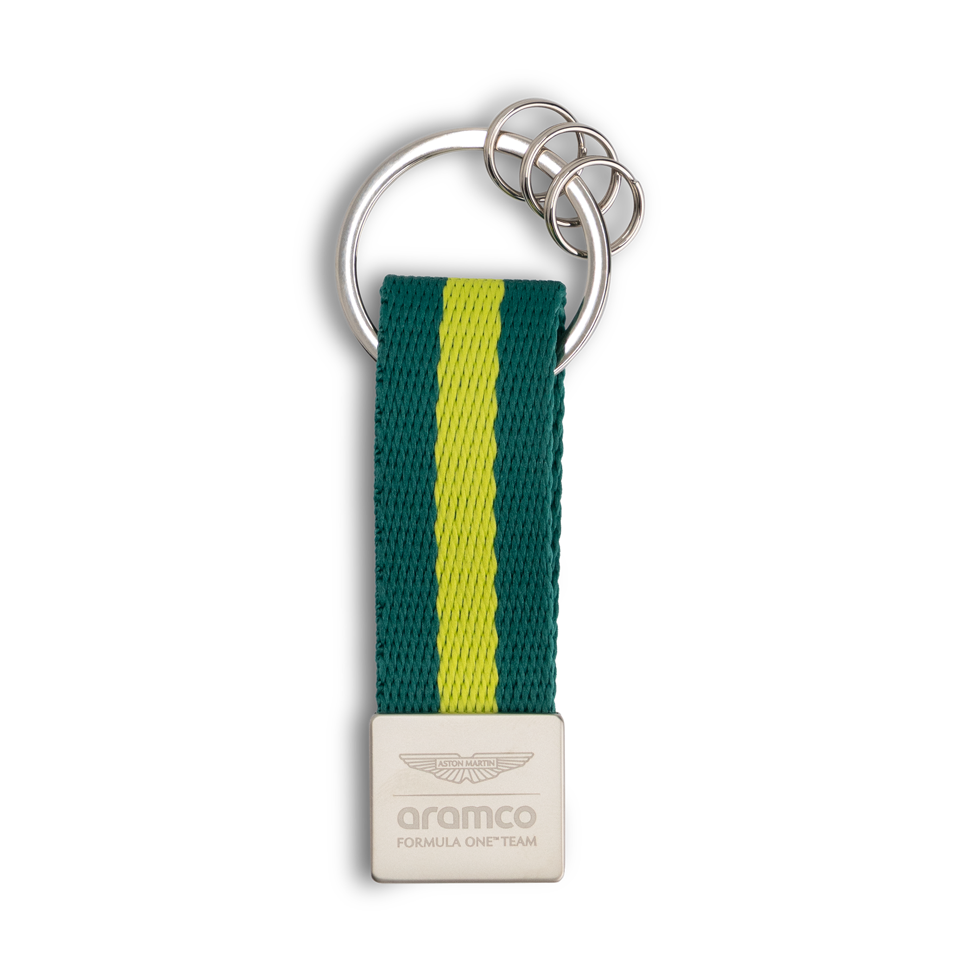 Aston Martin F1 Logo Keyring Unisex - Multicolour