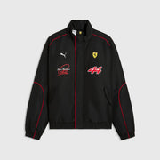 Scuderia Ferrari F1 Driver Lewis Hamilton Racing Jacket Mens - Black