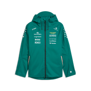 Aston Martin F1 Team 2026 Rain Jacket Mens - Green Lux