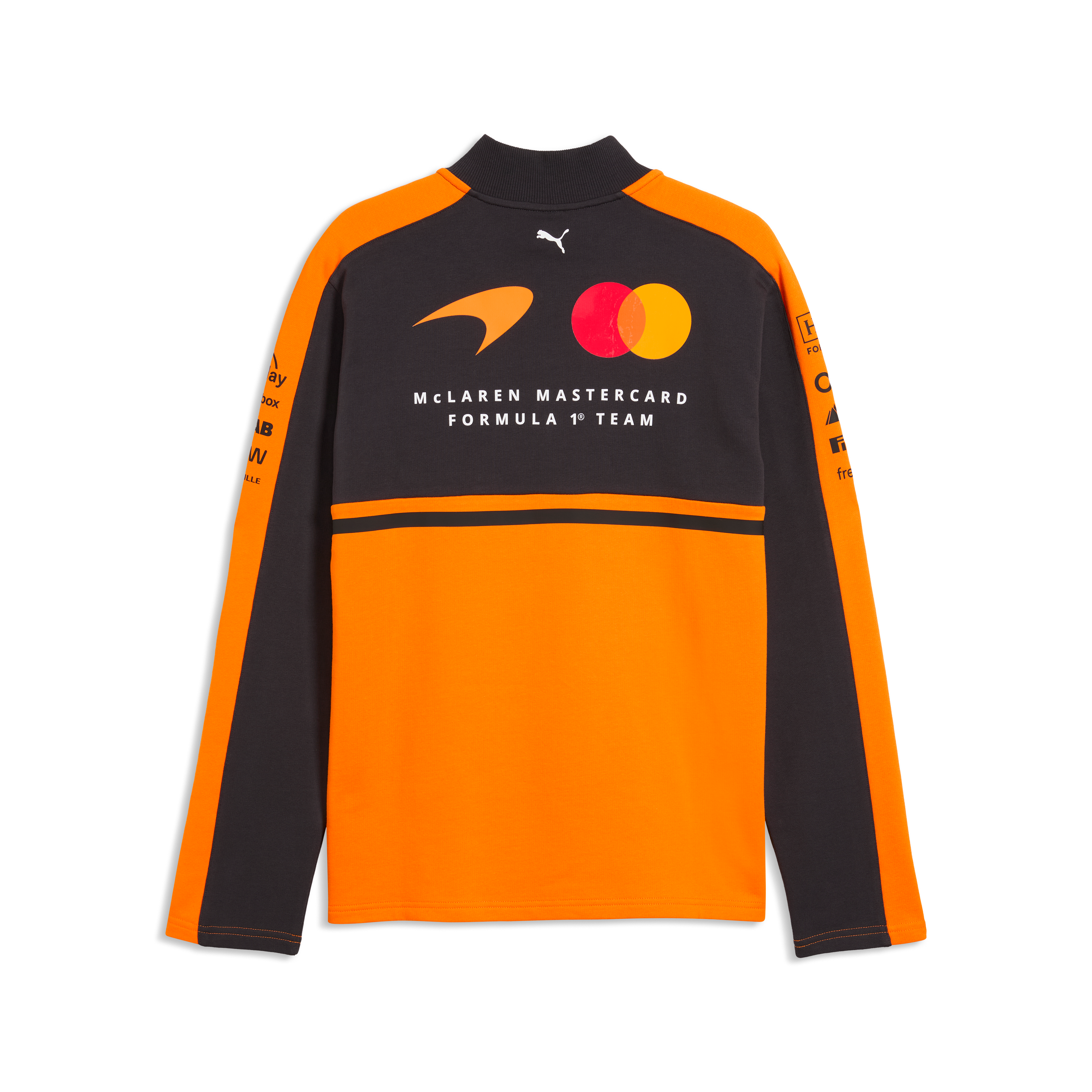McLaren Racing F1 Team 2026 Half Zip Sweat Mens - Papaya