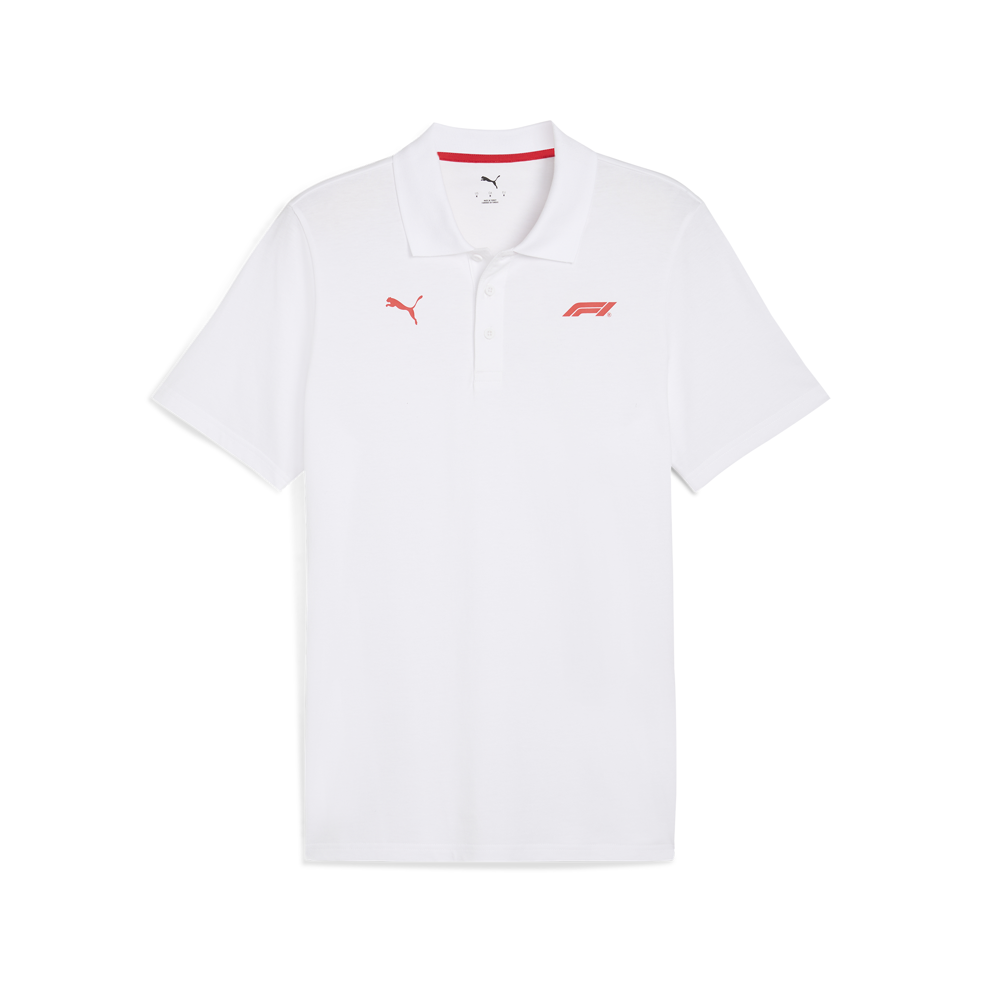F1 2026 Small Logo Polo Mens - White