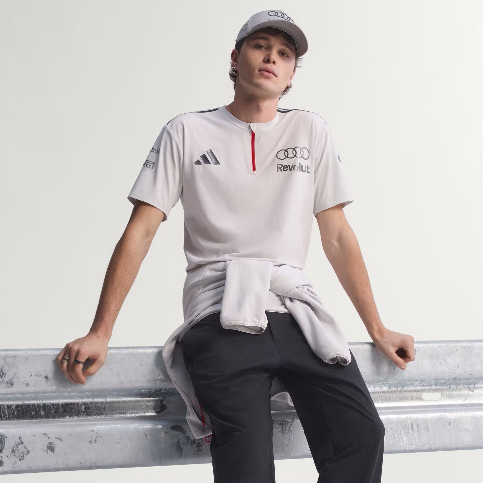 Audi F1 Team 2026 Engineers Polo Mens - Grey