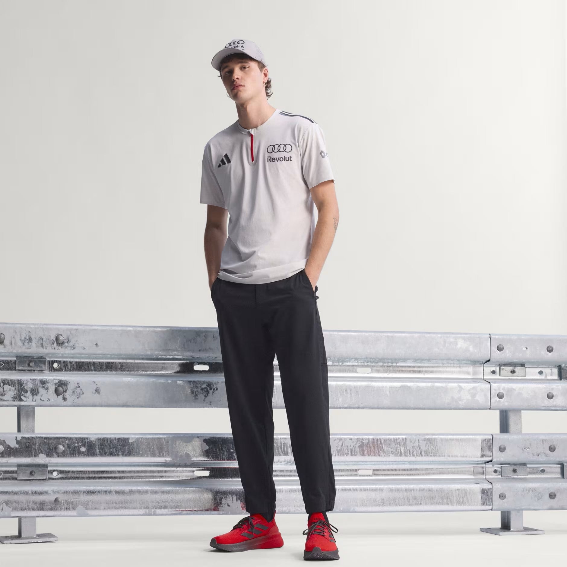 Audi F1 Team 2026 Engineers Polo Mens - Grey