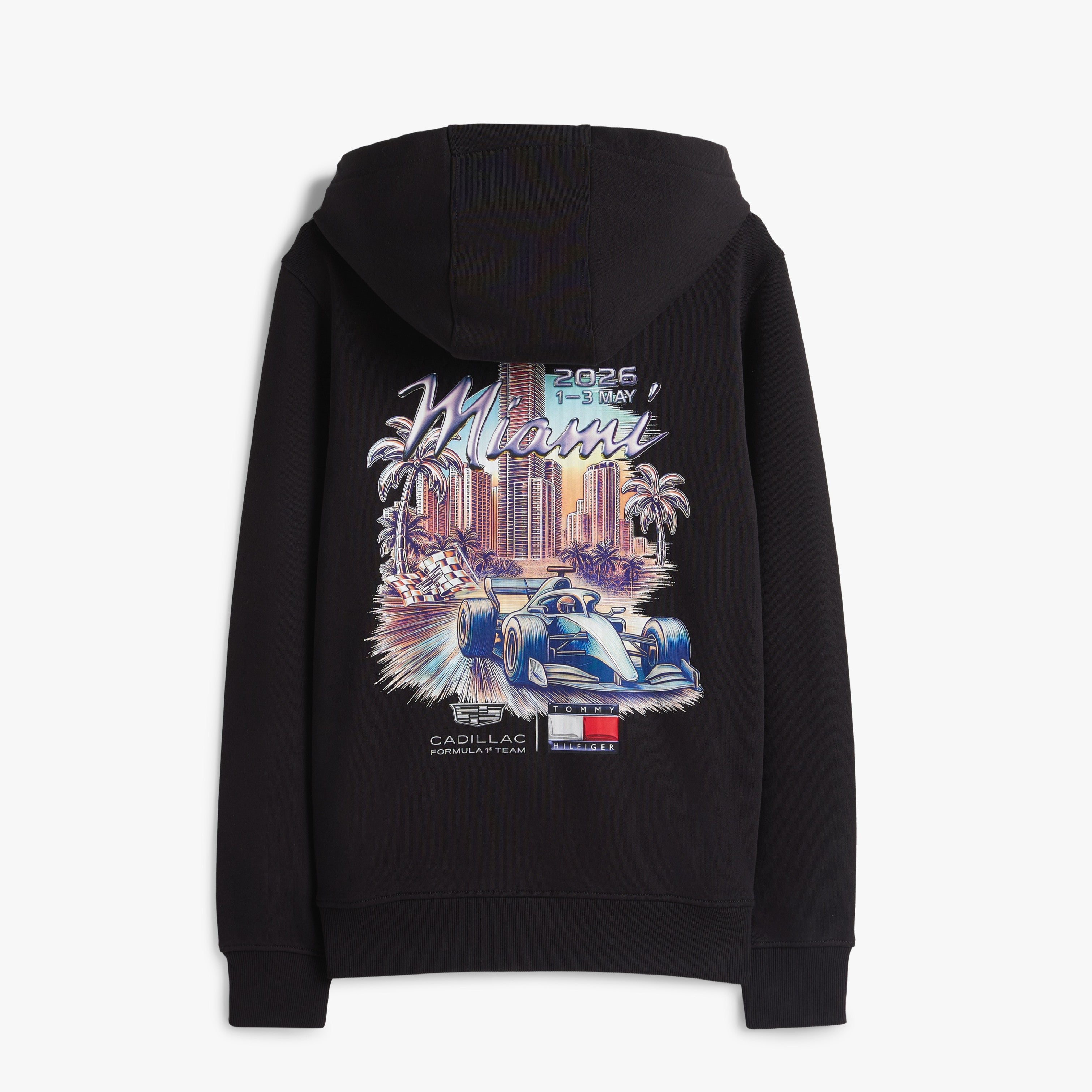 Cadillac F1 X Tommy Hilfiger Miami Hoodie Mens - Black