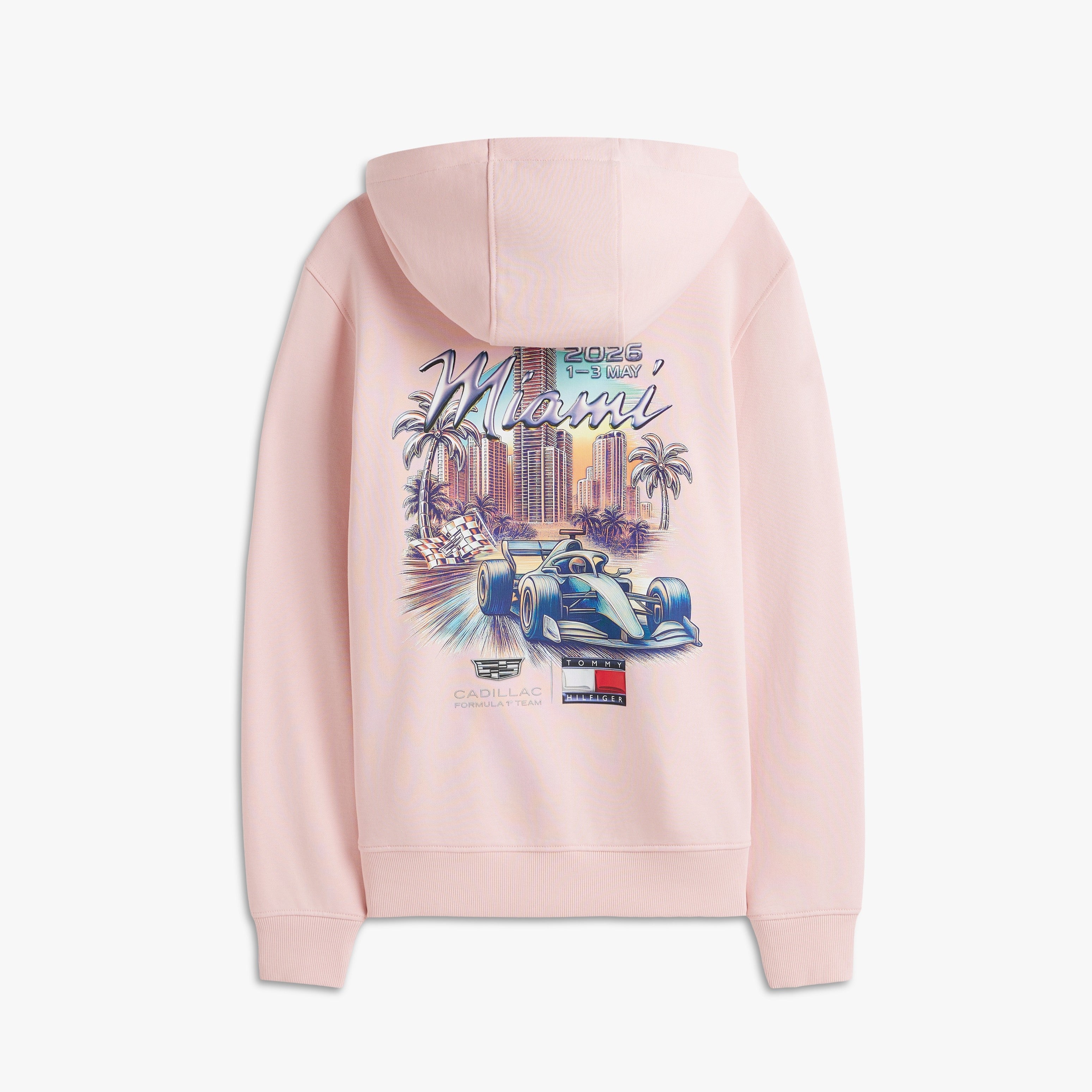 Cadillac F1 X Tommy Hilfiger Miami Hoodie Mens - Delicate Pink