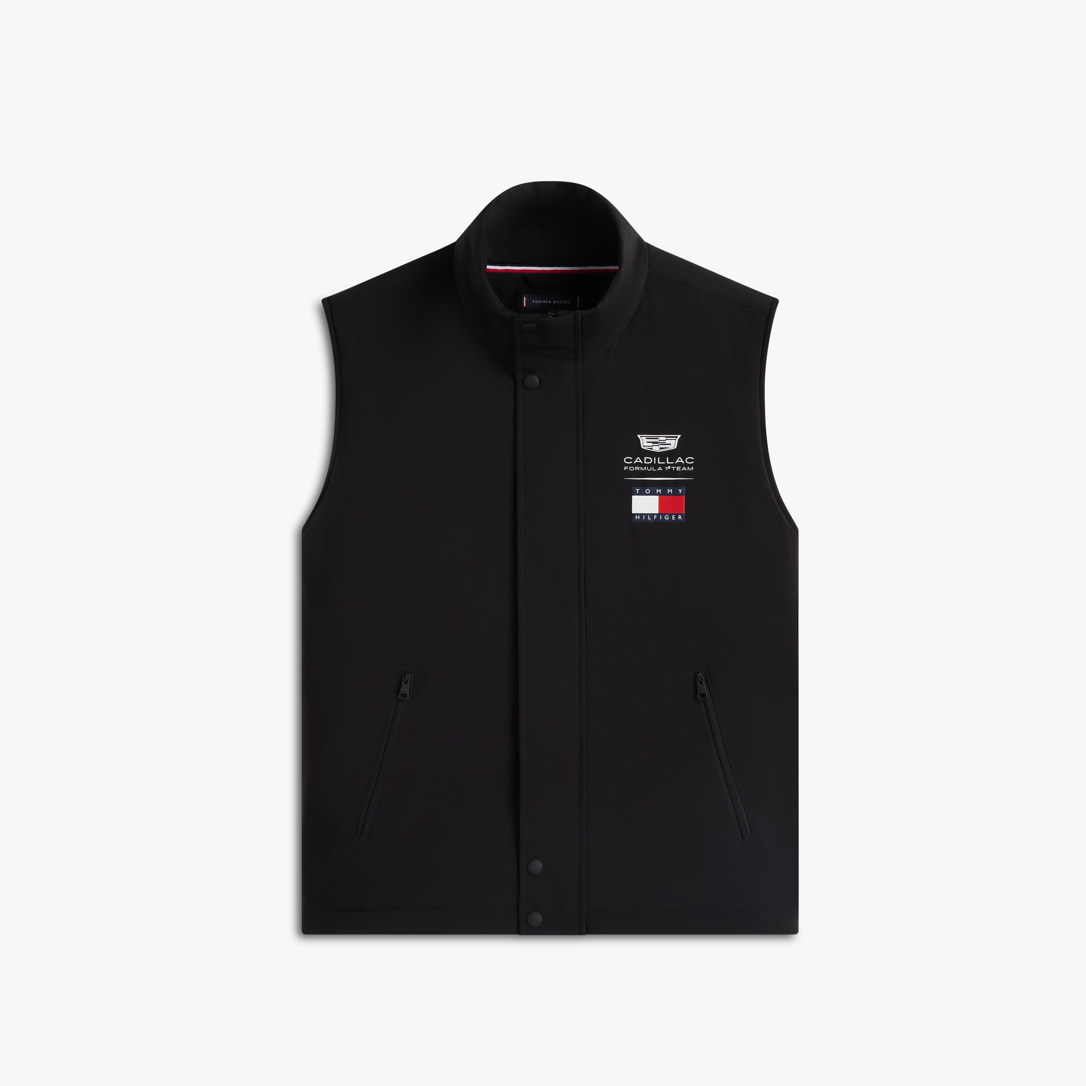 Cadillac F1 X Tommy Hilfiger Logo Gilet Mens - Black