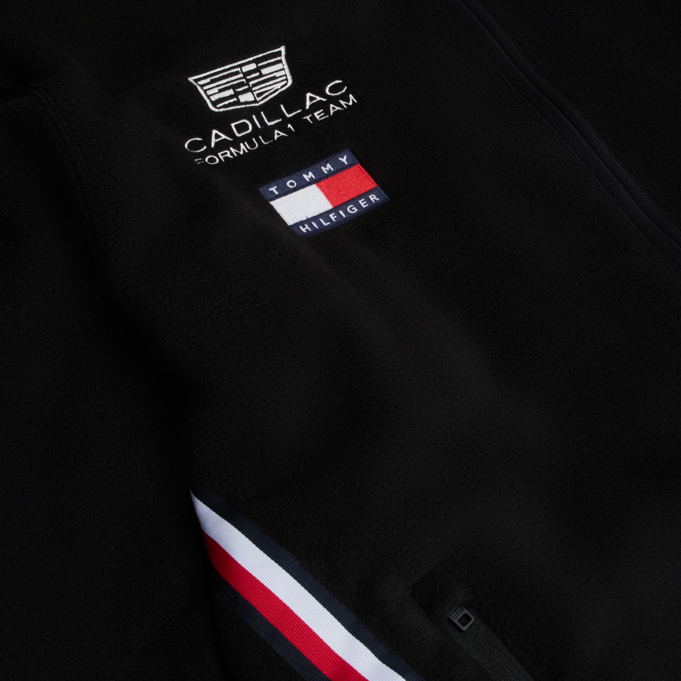 Cadillac F1 Team 2026 X Tommy Hilfiger Fleece Jacket Mens - Black