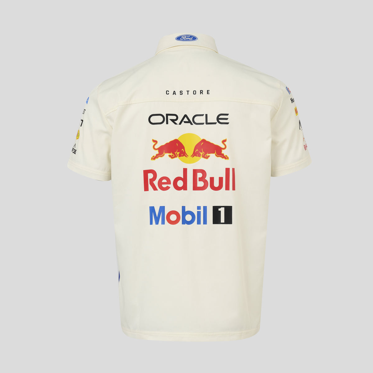 Red Bull Racing X Ford F1 Team 2026 Work Shirt Unisex - Egret/Dazzling Blue