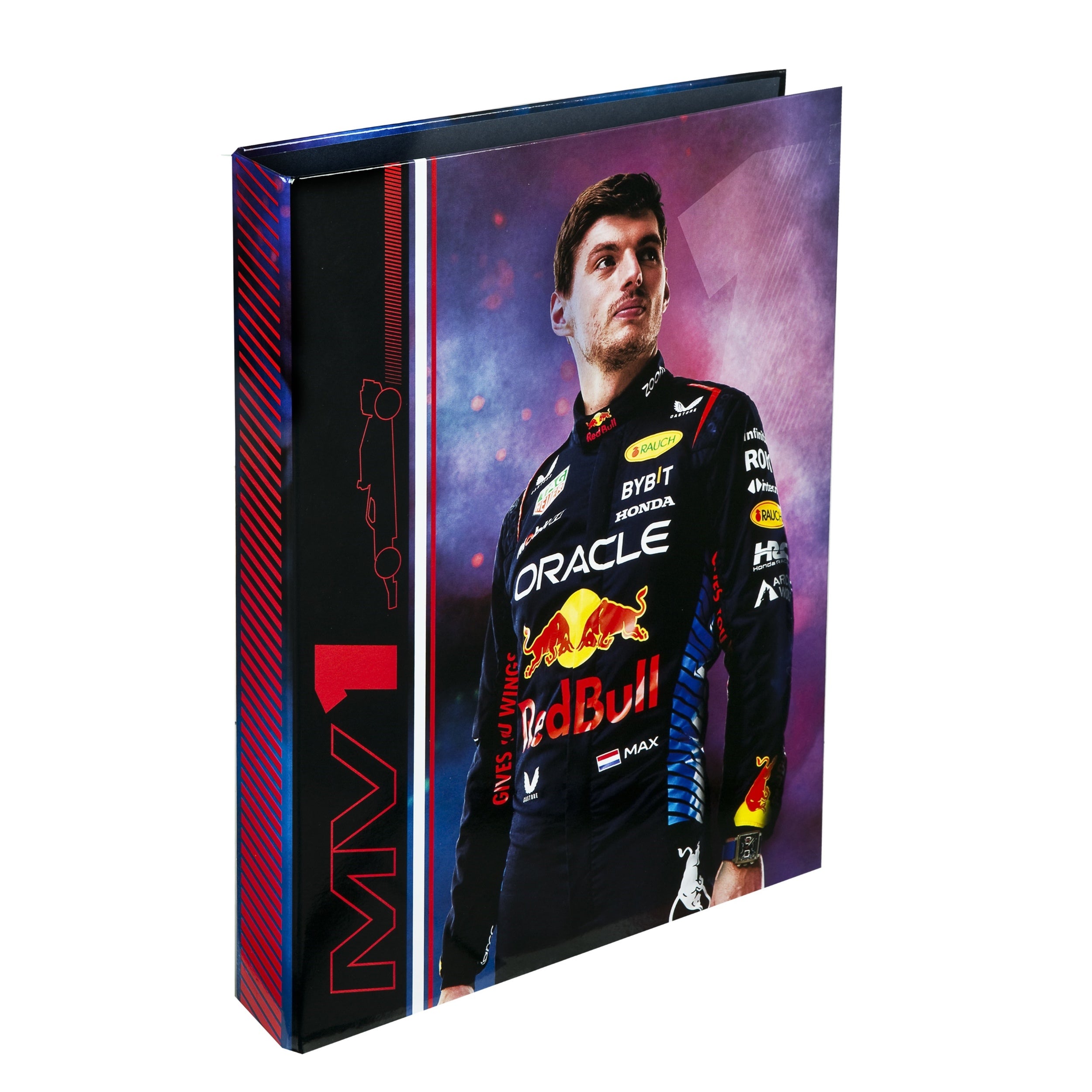Red Bull Racing F1 Max Verstappen A4 Ringbinder Unisex - Navy