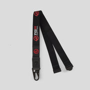 Haas F1 Team 2026 Lanyard Unisex - Castore Black/Flame Scarlet