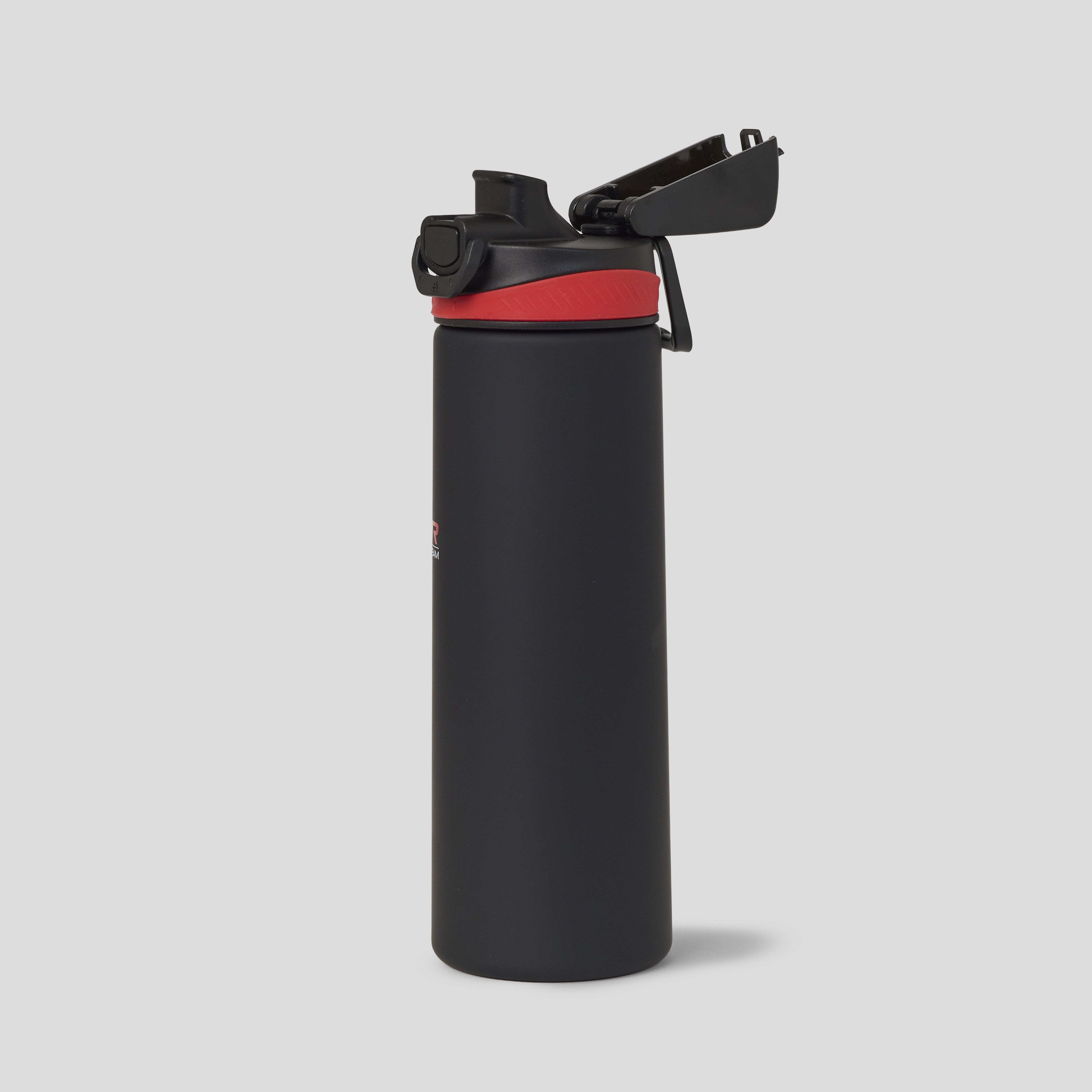 Haas F1 750ML Water Bottle Unisex - Castore Black/Flame Scarlet