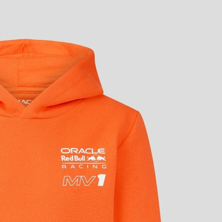 Red Bull Racing F1 Driver Max Verstappen Hoodie Kids - Exotic Orange