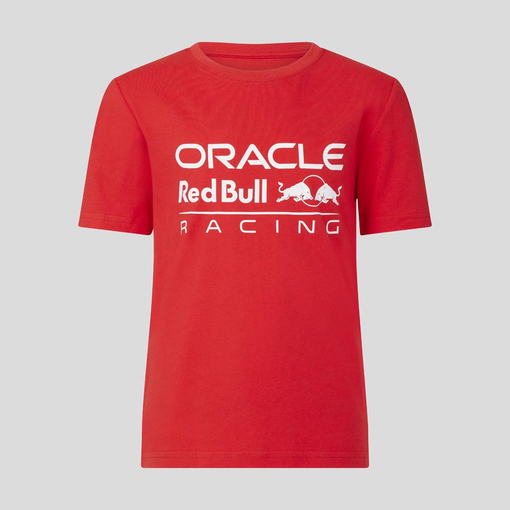 Red Bull Large Front Logo Tee Kids - Flame Scarlet