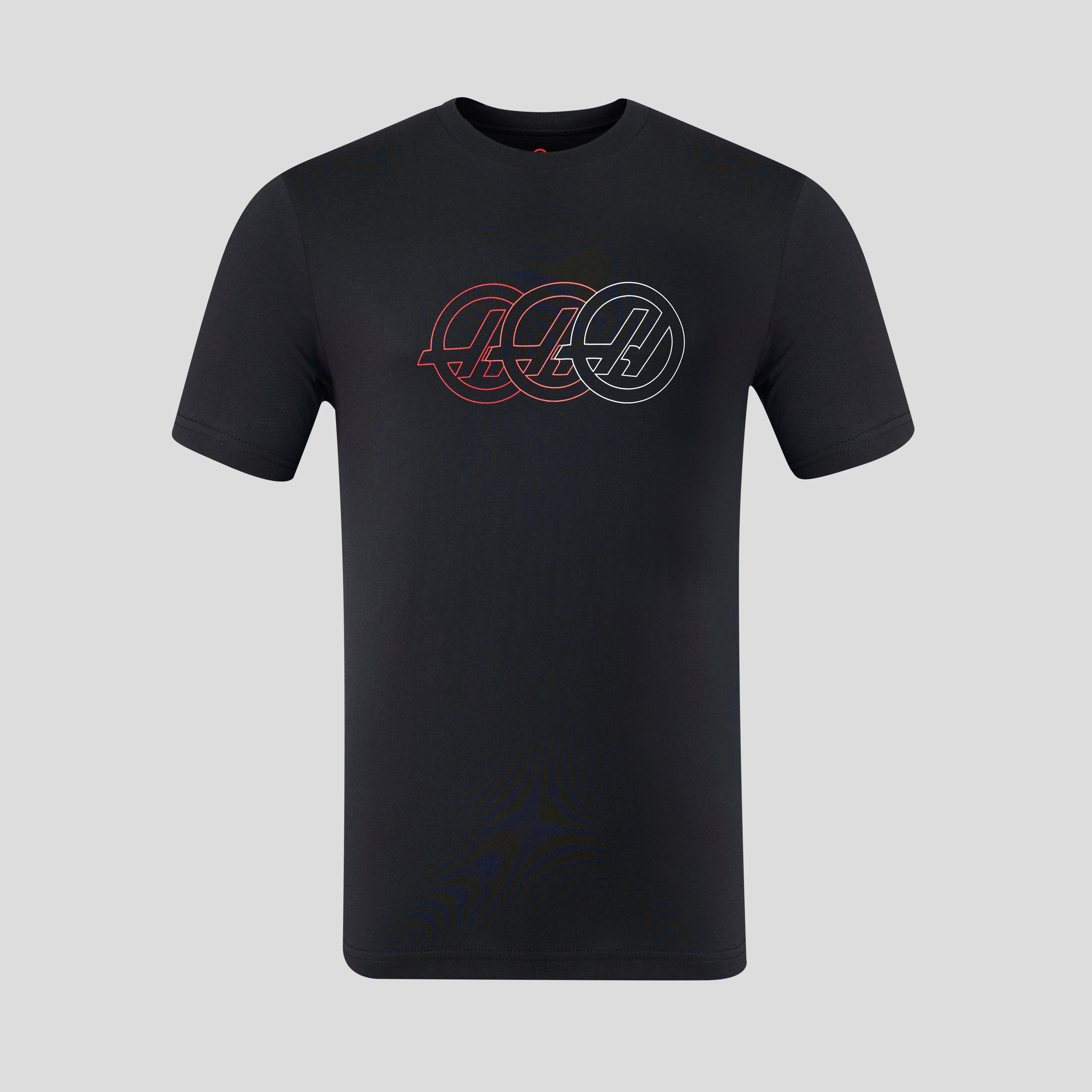 Haas F1 Regular Fit T-Shirt Monogram Graphic Unisex - Caviar