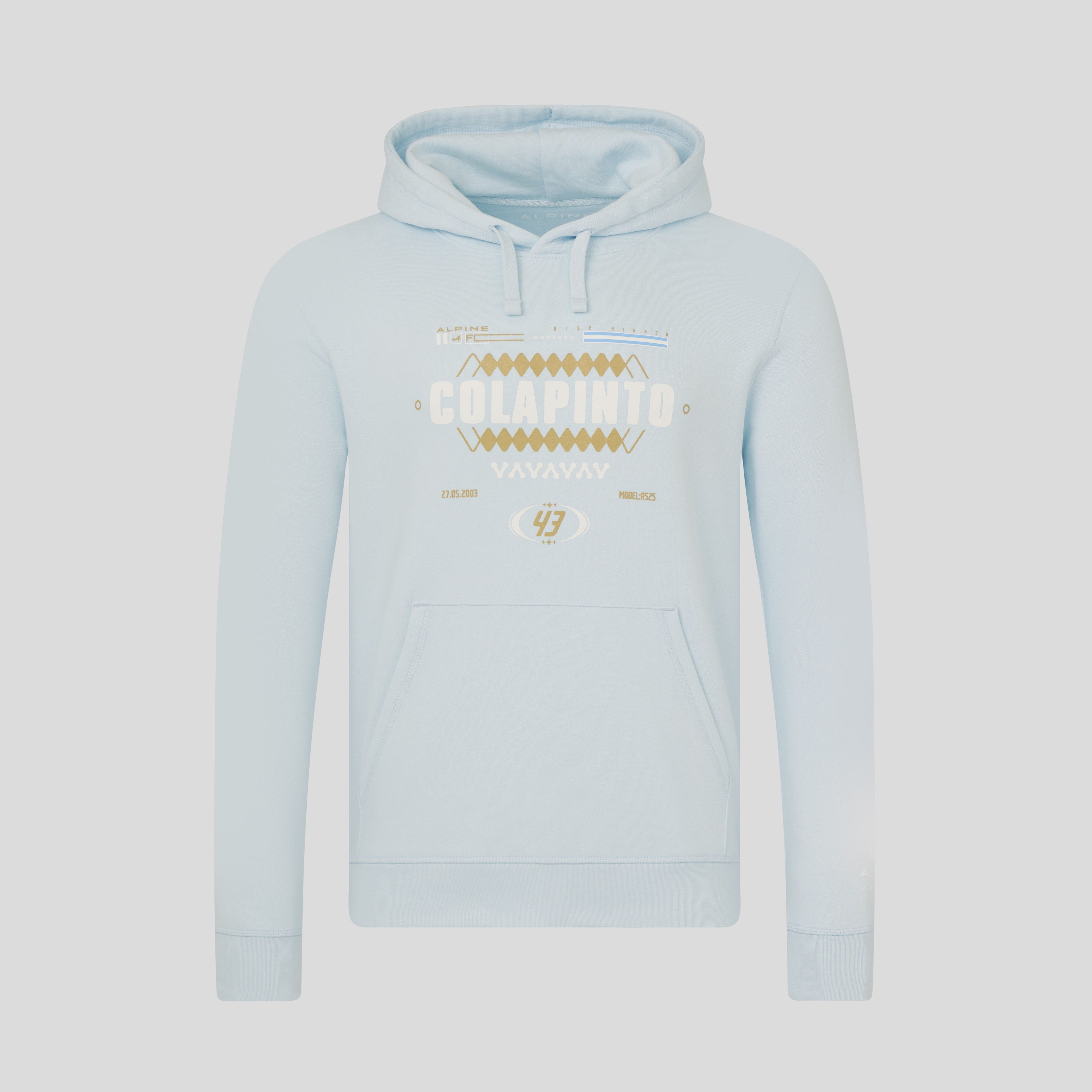 Alpine F1 Colapinto Relaxed Fit Hoodie Unisex - Blue