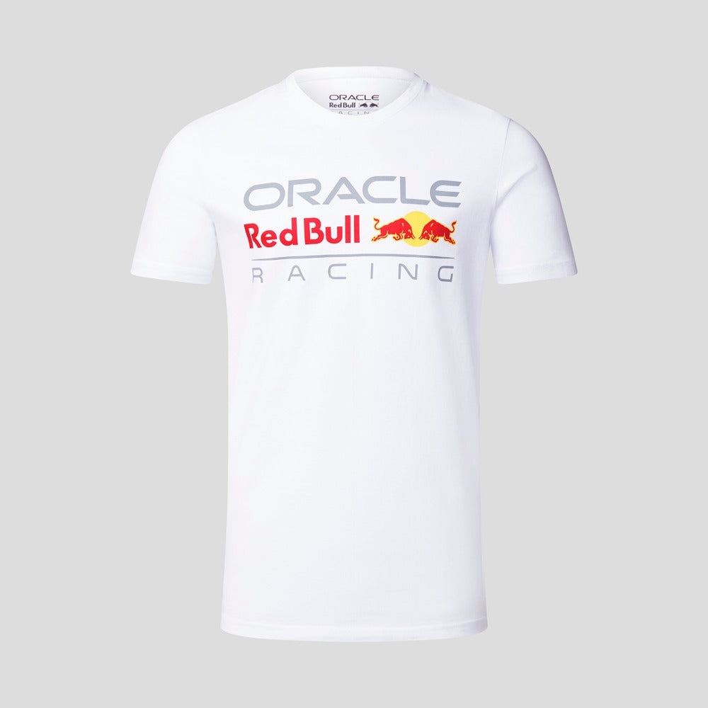 Red Bull Racing F1 Large Front Logo Tee Unisex - White