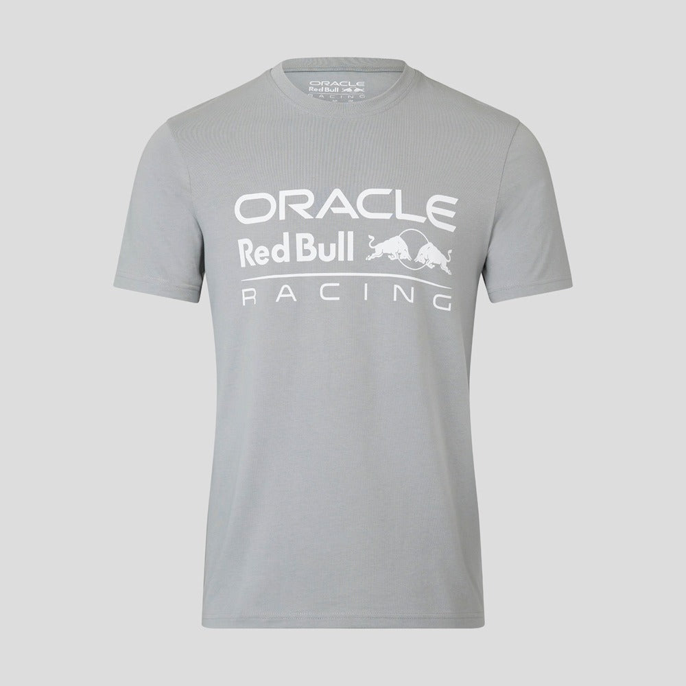 Red Bull Racing F1 Large Front Logo Tee Unisex - Grey